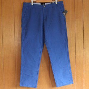 Kompass Custom Fit Slimmer Through Leg Casual Men's Blue